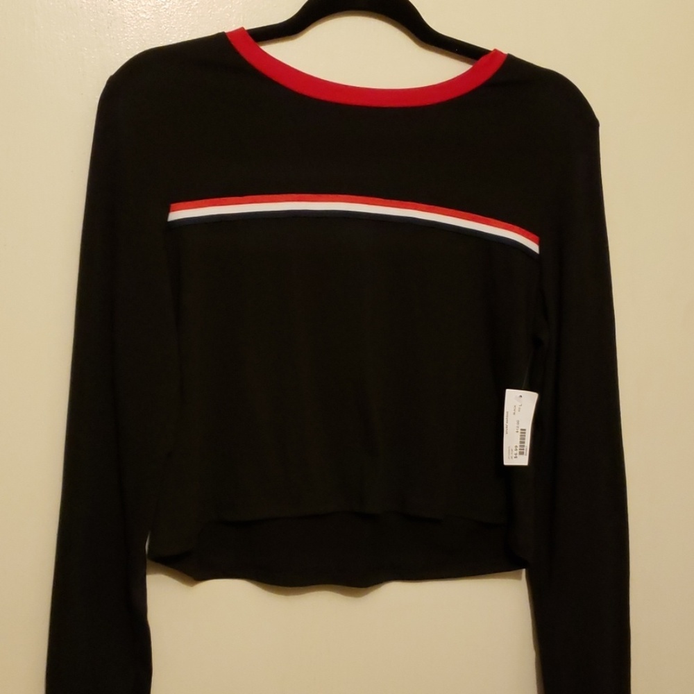 Women's Cropped Long Sleeve Shirt